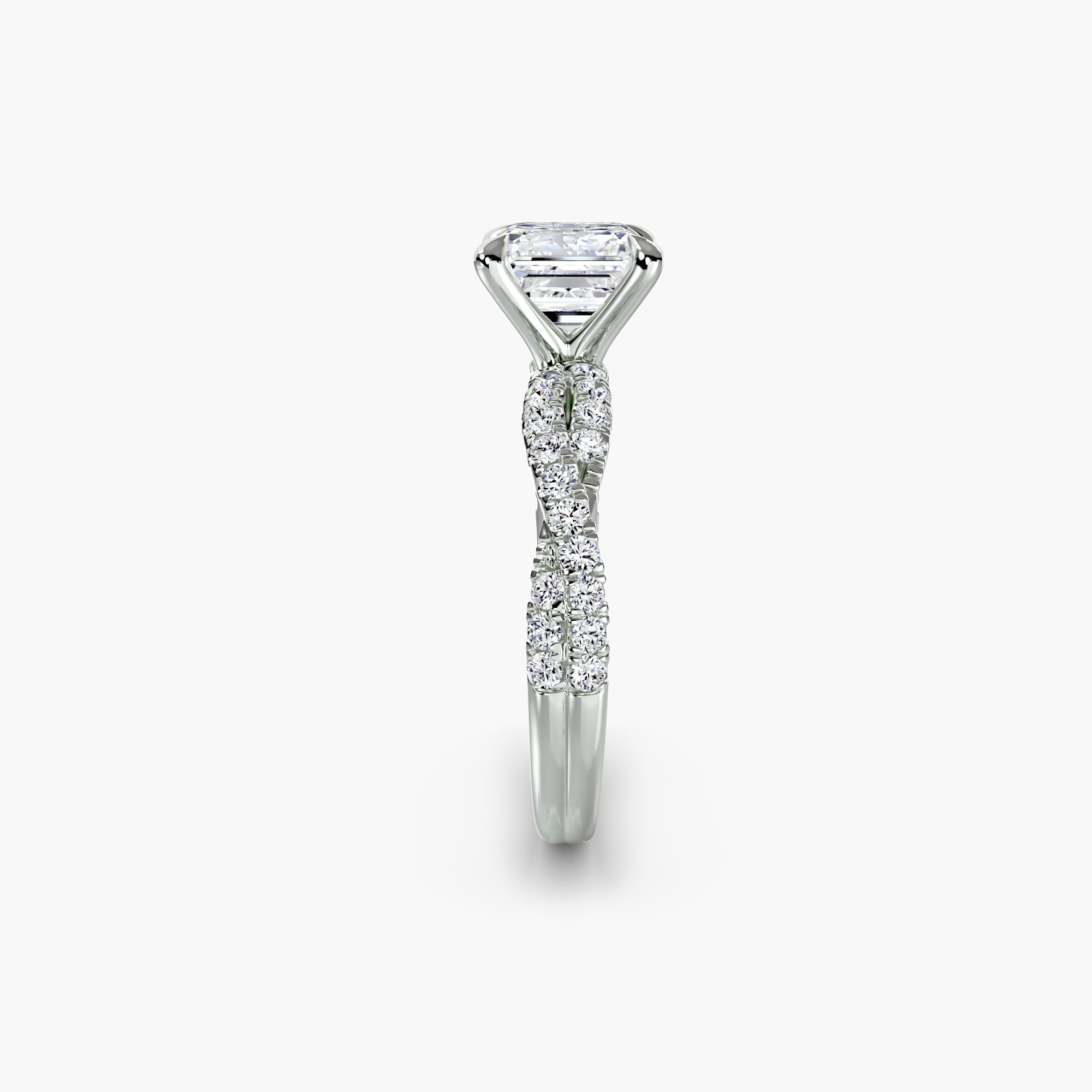 The Twisted Pavé Solitaire — görsel 2
