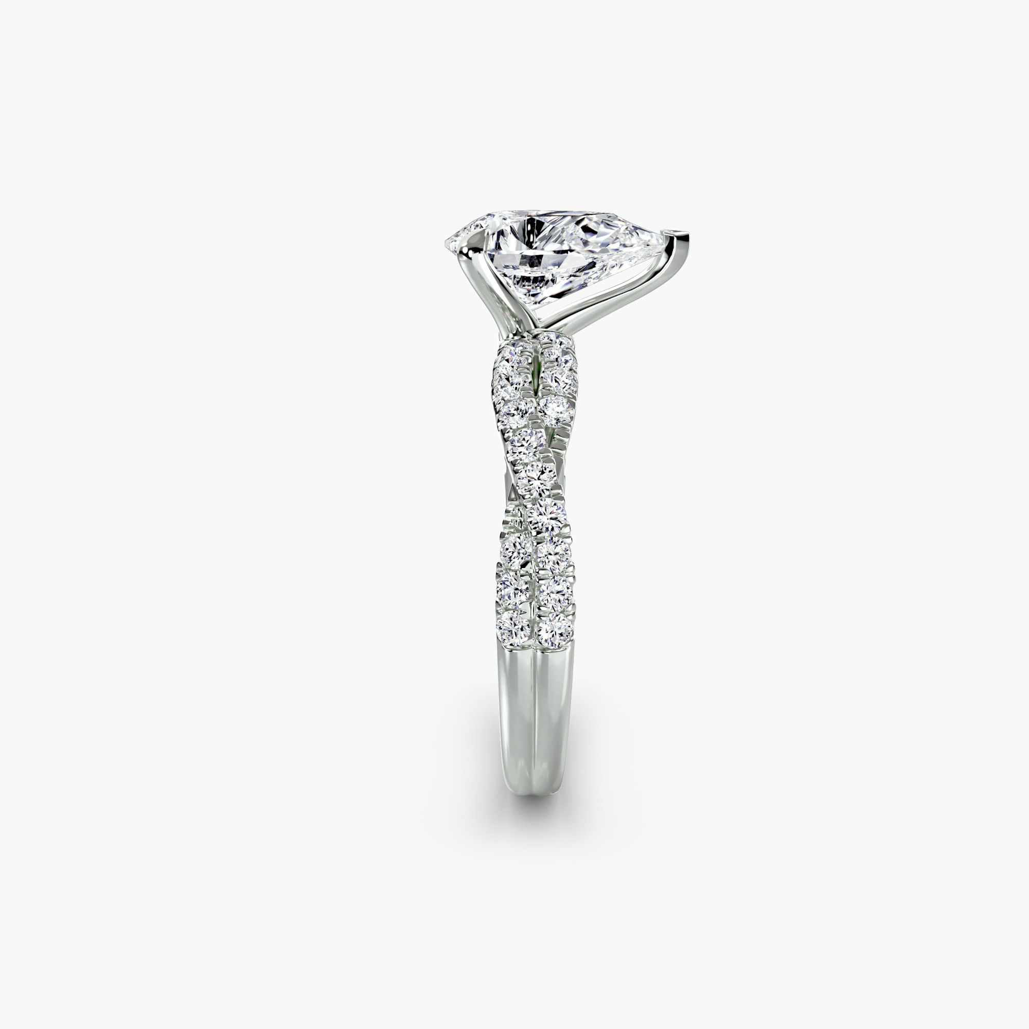 The Twisted Pavé Solitaire — görsel 2