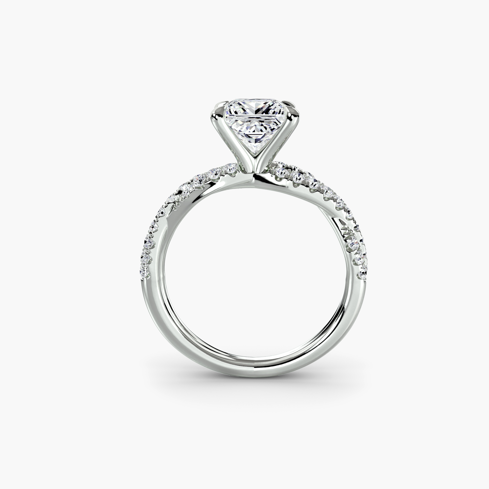 The Twisted Pavé Solitaire — görsel 3