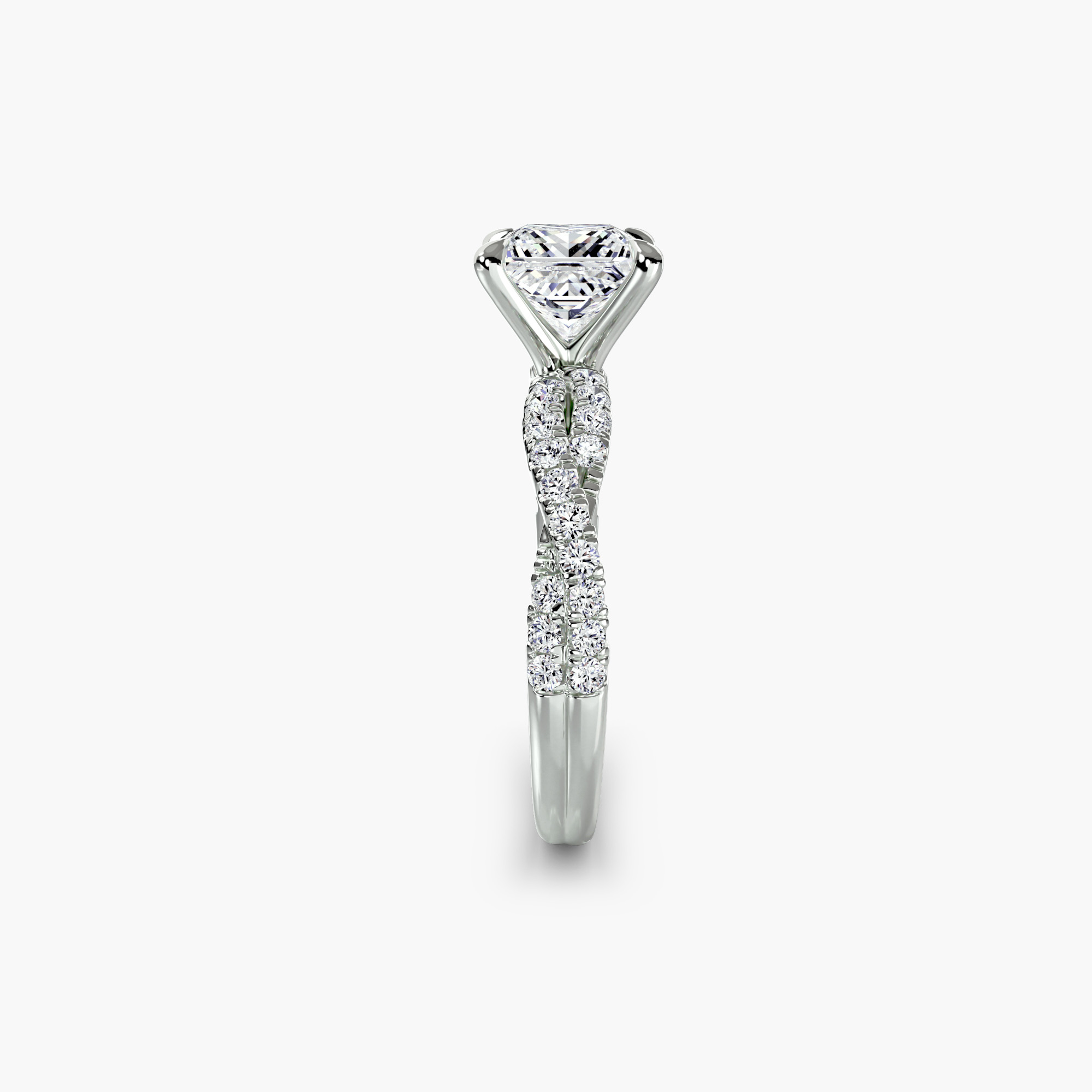 The Twisted Pavé Solitaire — görsel 2
