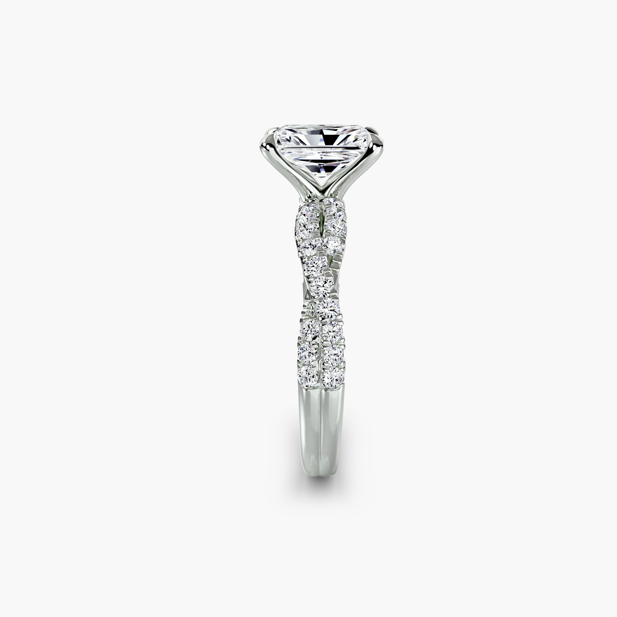 The Twisted Pavé Solitaire — görsel 2