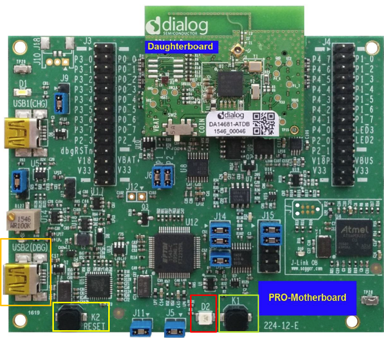 'DA1468x Pro DevKit'