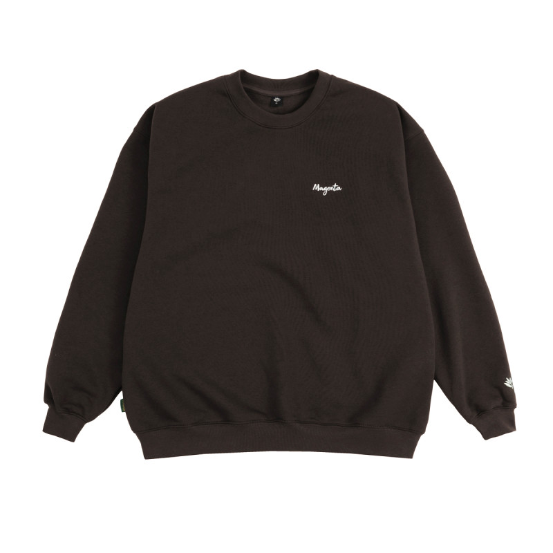 SCRIPT CREWNECK - CHOCOLATE