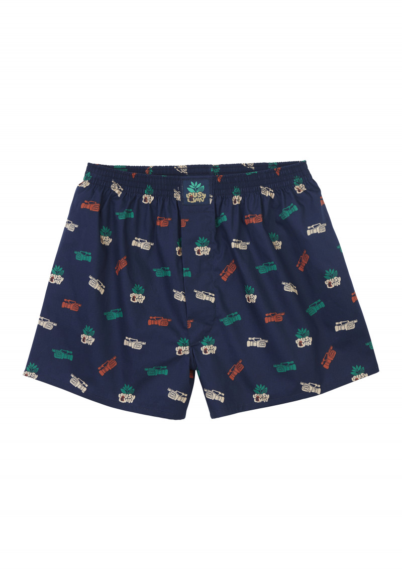 LOUSY LIVIN BOXERS SHORTS - NAVY BLUE