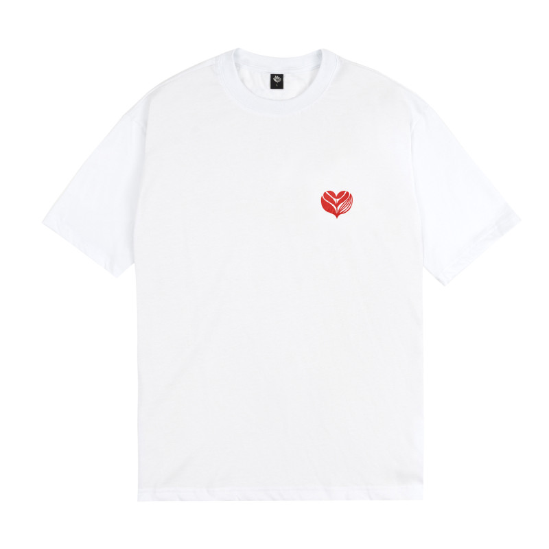 LOVE HEART TEE - WHITE