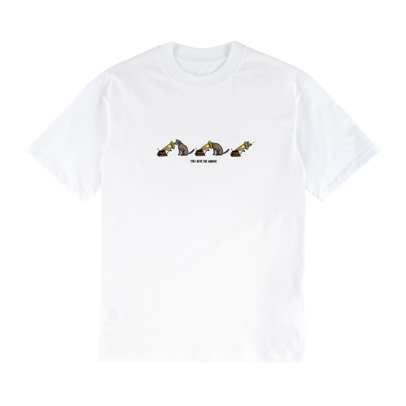GROOVE TEE - WHITE