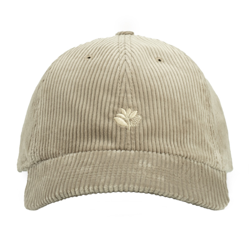 TONAL CORD DAD HAT - BEIGE