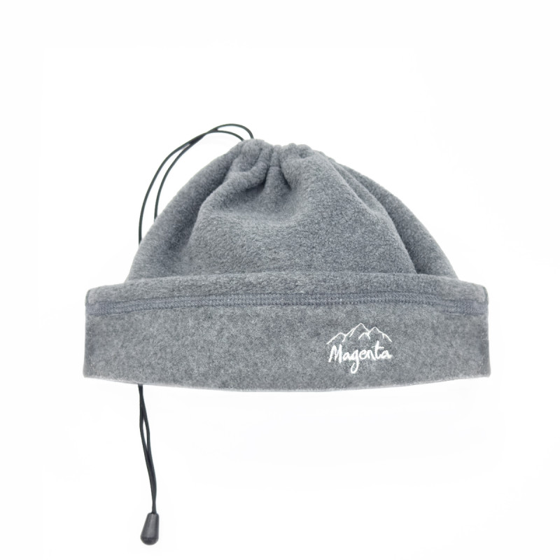 CONVERTIBLE FLEECE BEANIE - GREY