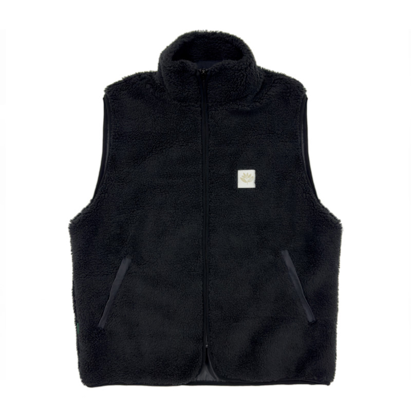 NORTE SHERPA VEST - BLACK
