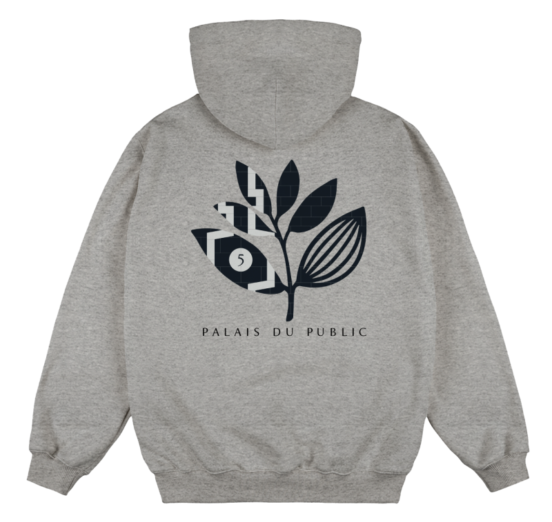 PUBLIC SKATESHOP x MAGENTA HOODIE - HEATHER GREY