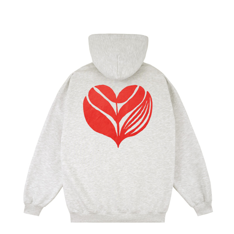 LOVE HOODIE - ASH