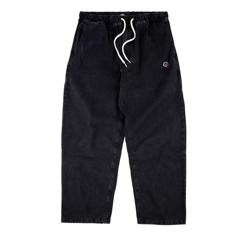 LOOSE PANTS - BLACK DENIM
