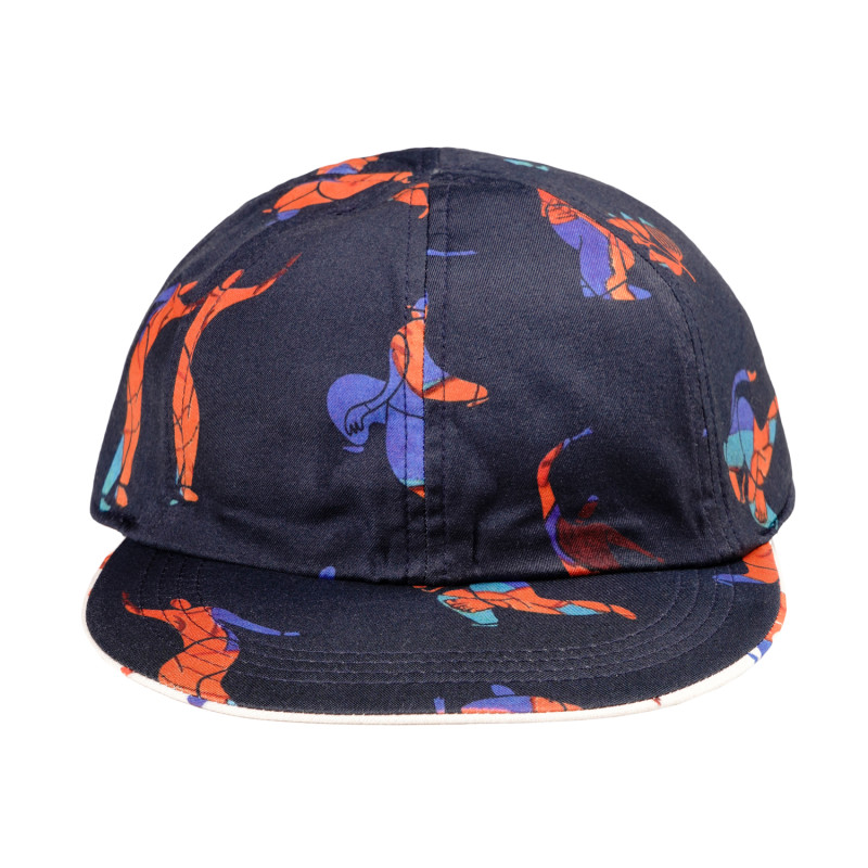 BALLET REVERSIBLE 6P HAT - NATURAL & DARK NAVY