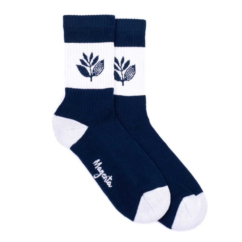 STRIPE SOCKS - NAVY BLUE