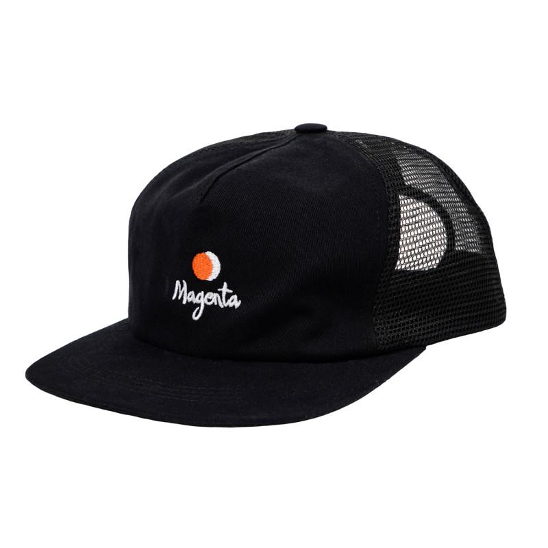 VISION TRUCKER HAT - BLACK