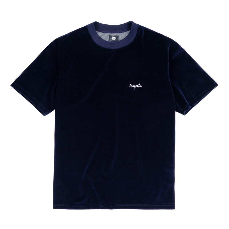 VELOURS TEE - NAVY