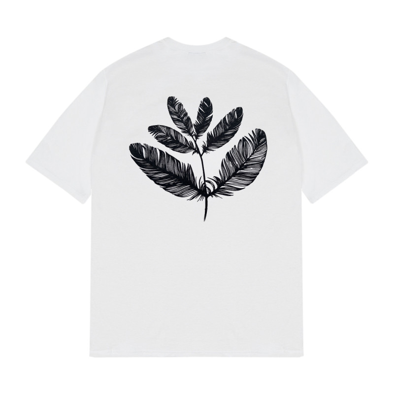 FEATHER TEE - WHITE