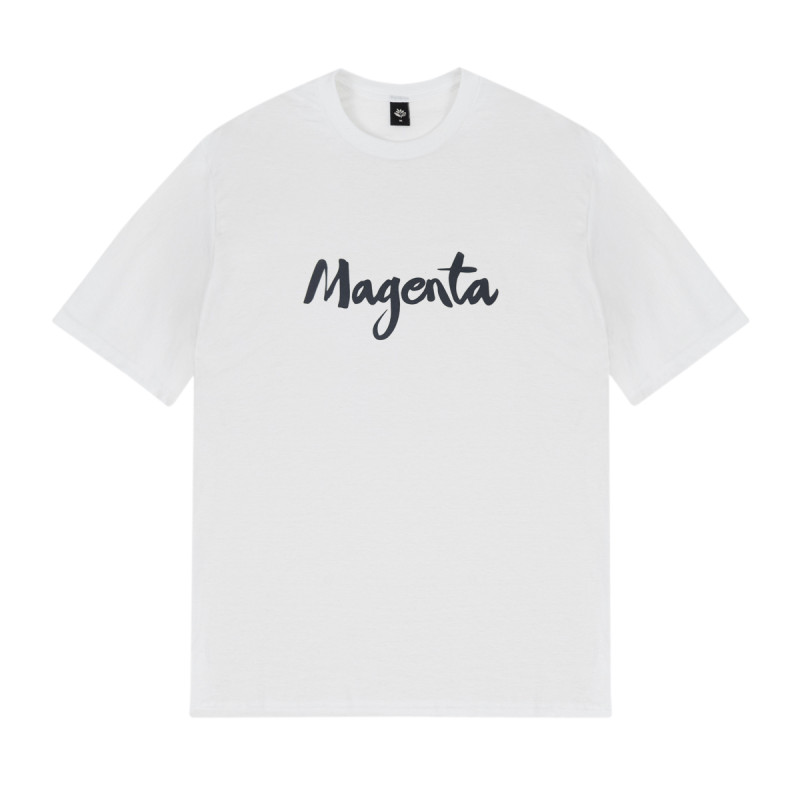SCRIPT TEE - WHITE