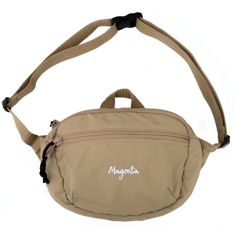 SCRIPT BANANA BAG - BEIGE