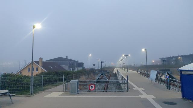Bahn-Endstation für heute: Hirtshals