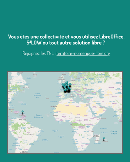 Vous êtes une collectivité et utilisez LibreOffice, S²LOW ou une autre solution libre ?

Rejoignez les Territoires Numériques Libres !  
 🔹 Badge : gratuit, rapide, ouvert à tous  
 🔹 Label : Bronze, Argent, Or — la reconnaissance de votre engagement pour le Libre

👉+ d’infos : territoire-numerique-libre.org

#TNL2026 #LogicielLibre #NumériqueLibre