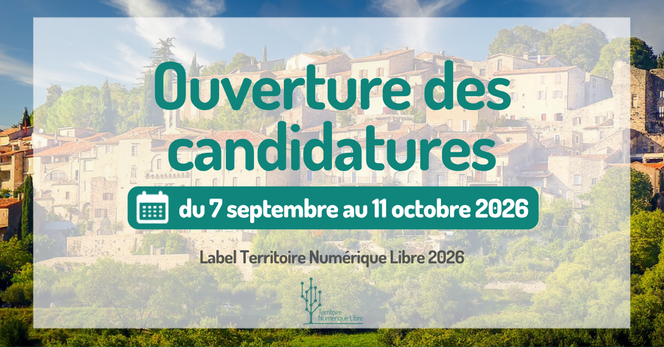 ouverture des candidatures du 7 septembre au 11 octobre 2026. Label TNL 2026