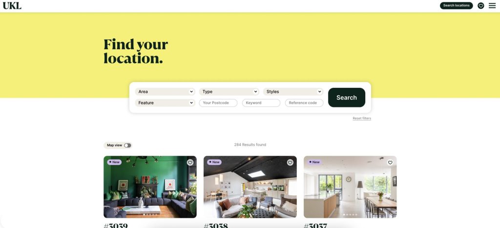 New website, brand & name - same great locations & service! UK Locations