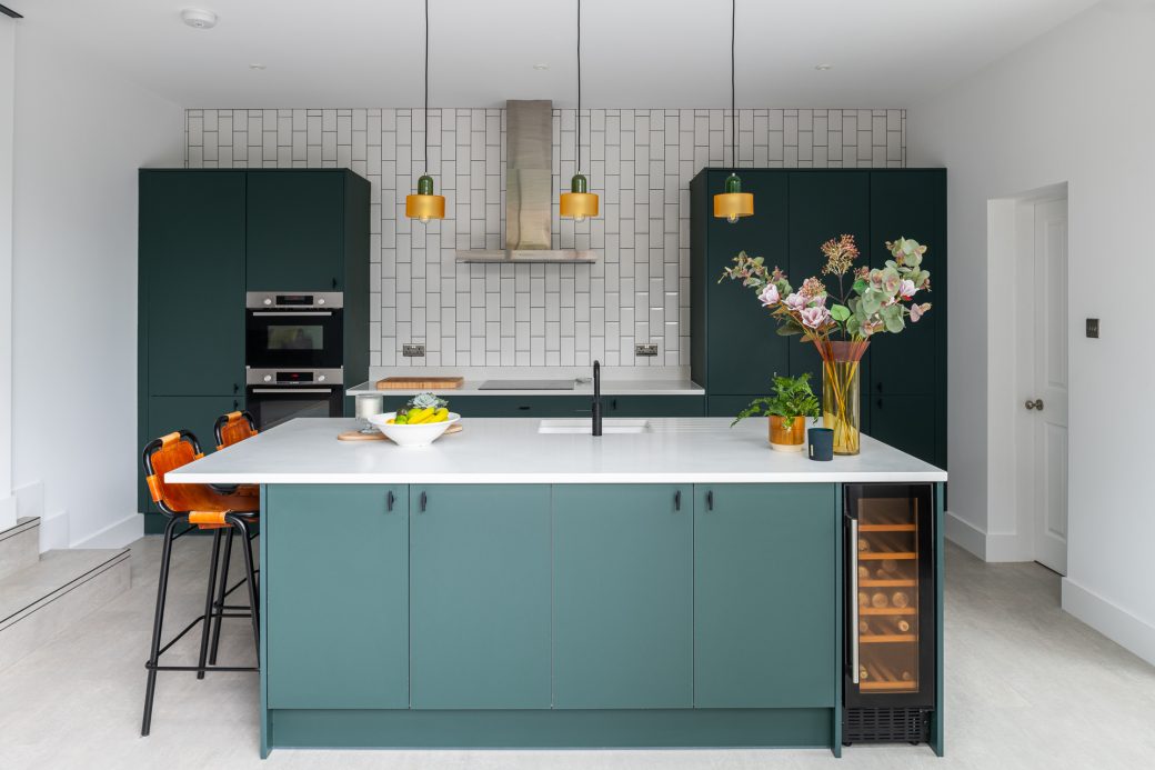 Modern kitchen extension in Manchester shoot location