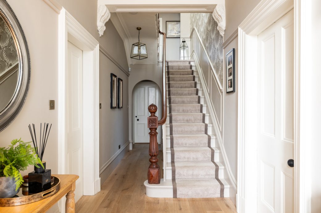 Large London-style red-brick family home in Cheshire