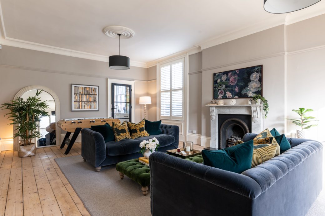 Large London-style red-brick family home in Cheshire