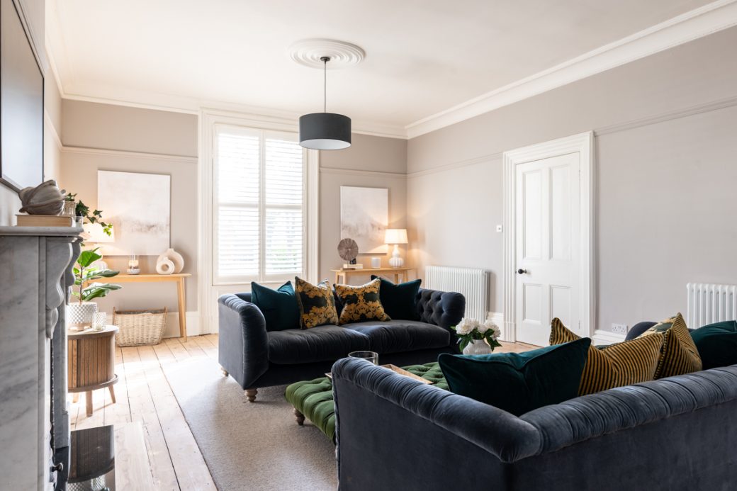 Large London-style red-brick family home in Cheshire