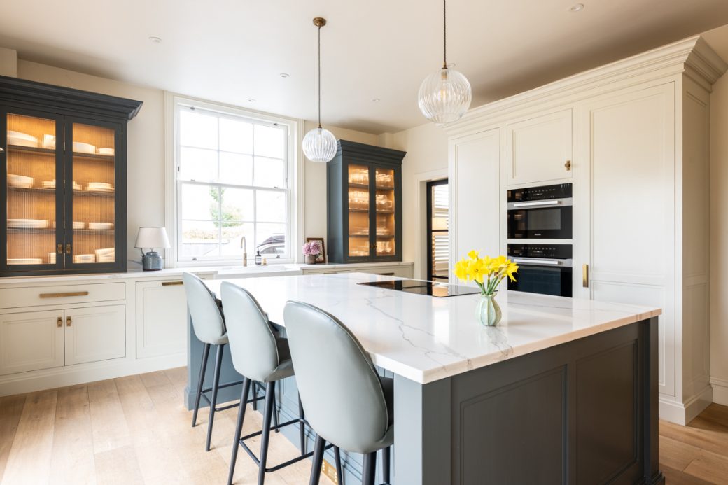 Large London-style red-brick family home in Cheshire