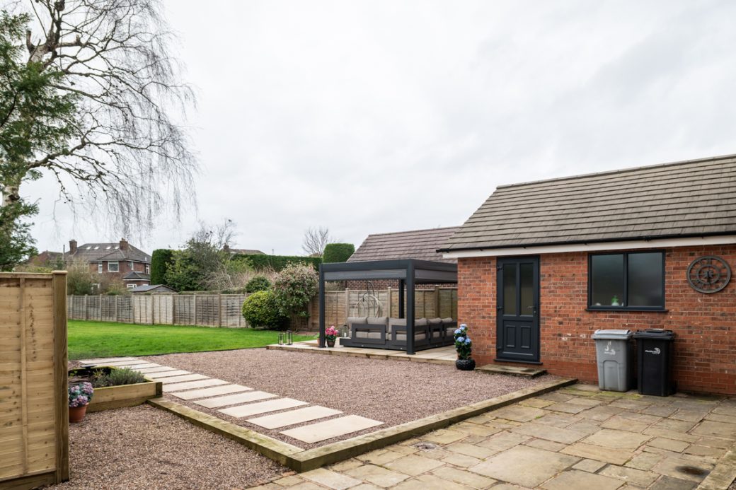 Large London-style red-brick family home in Cheshire