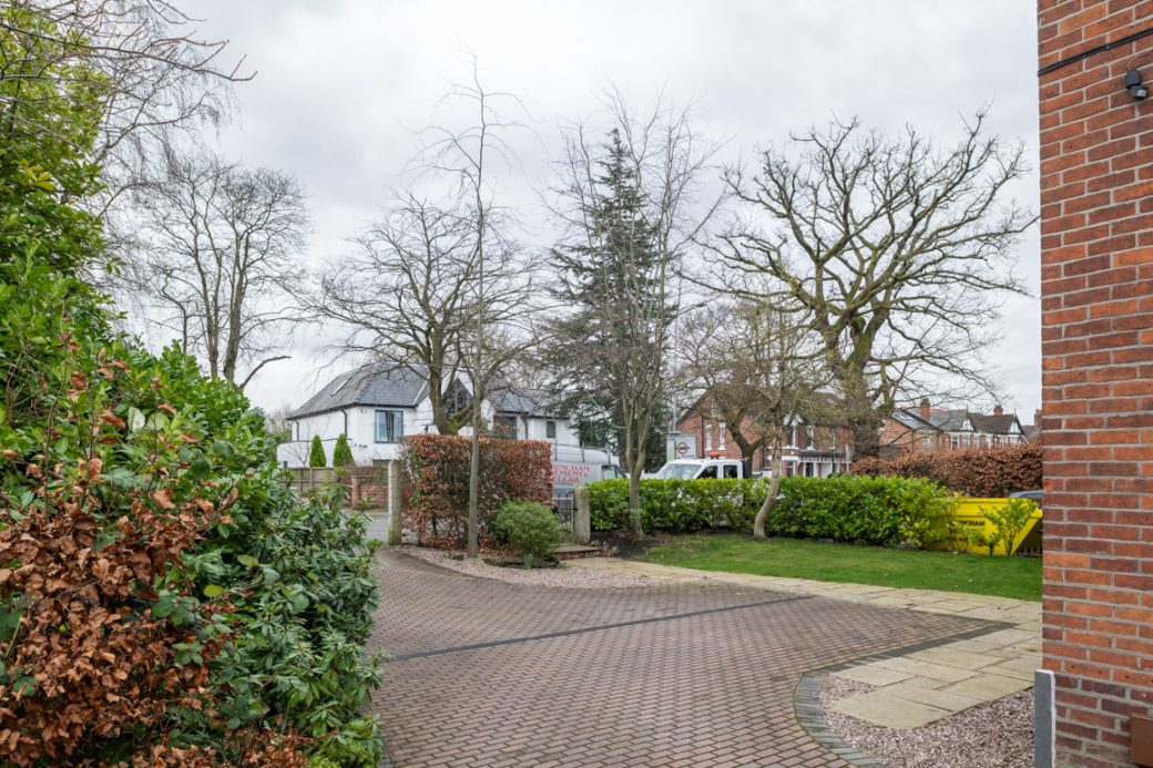 Large London-style red-brick family home in Cheshire