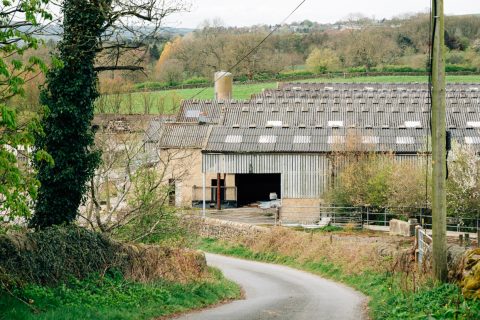 Derelict Dairy Farm Shoot Location with Industrial Edge