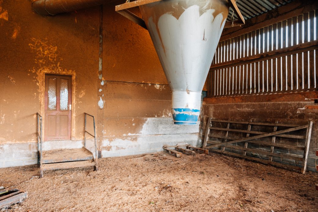 Derelict Dairy Farm Shoot Location with Industrial Edge
