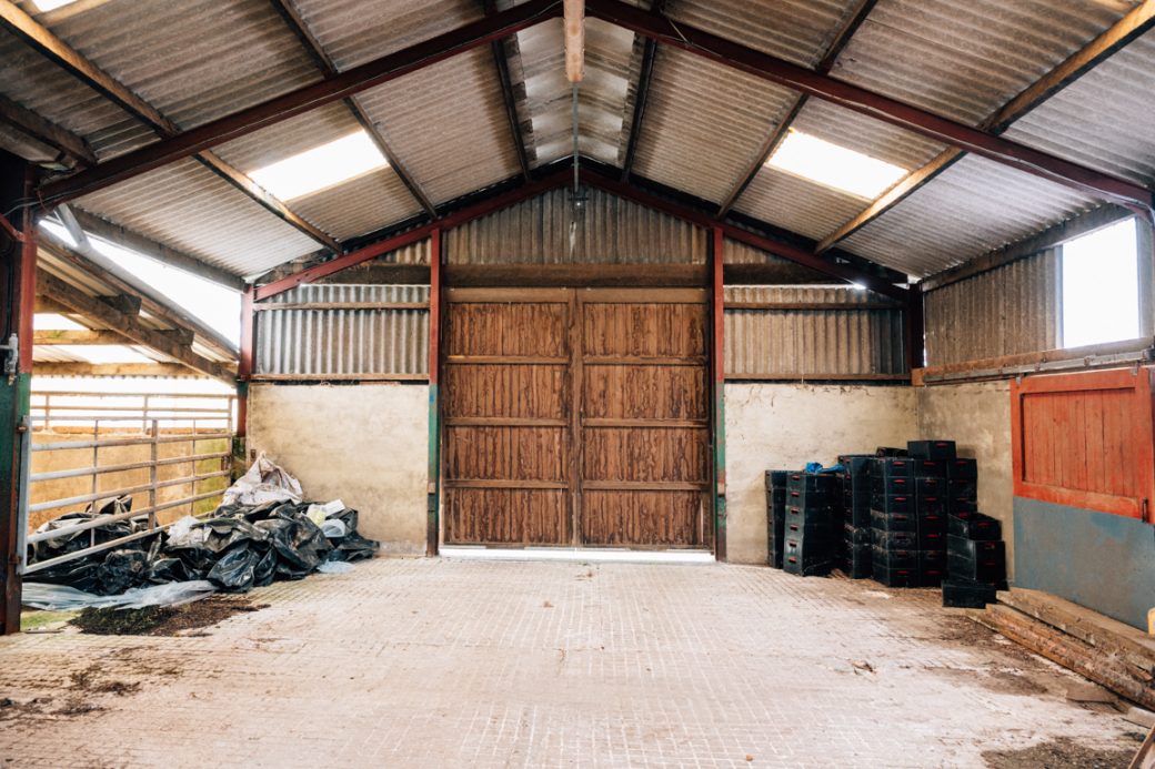 Derelict Dairy Farm Shoot Location with Industrial Edge