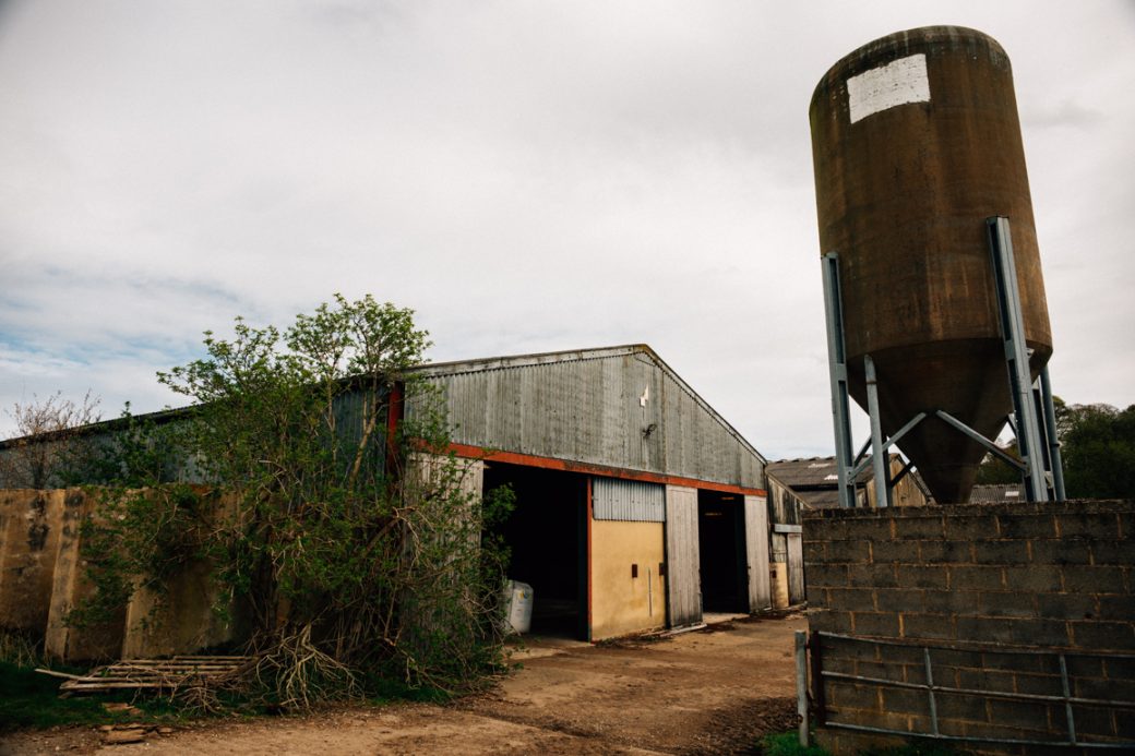 Derelict Dairy Farm Shoot Location with Industrial Edge