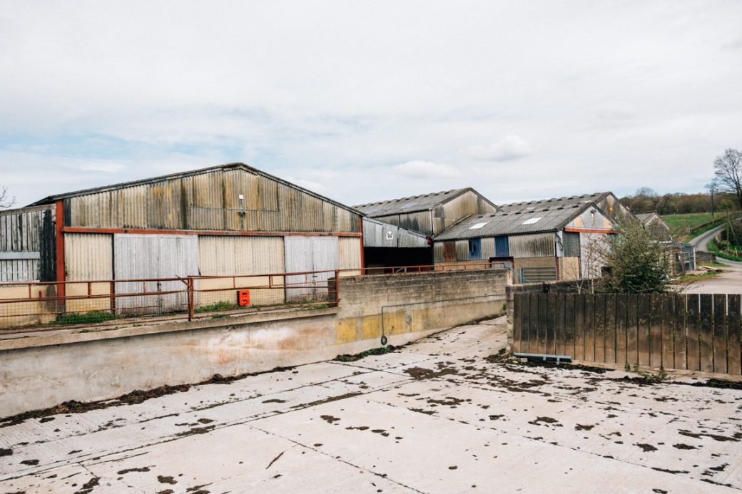 Derelict Dairy Farm Shoot Location with Industrial Edge