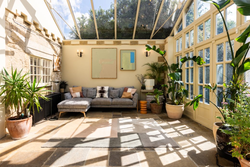 Large Residential Garden with Outdoor Pool in Yorkshire