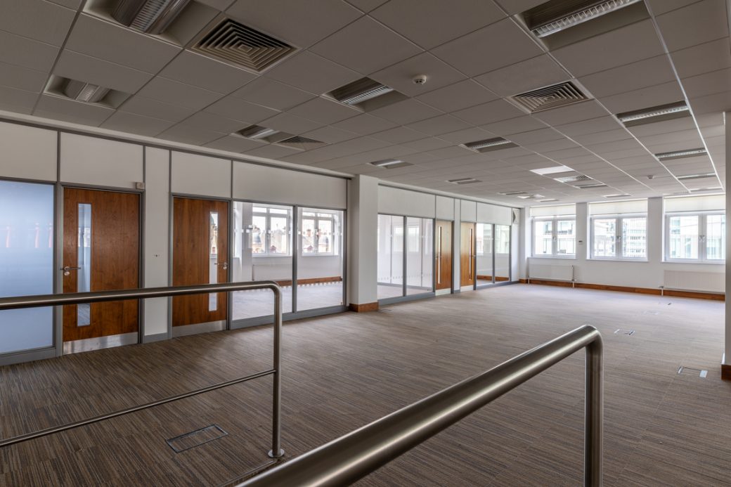 City Centre Skyline Office Filming Location with Rooftop in Manchester