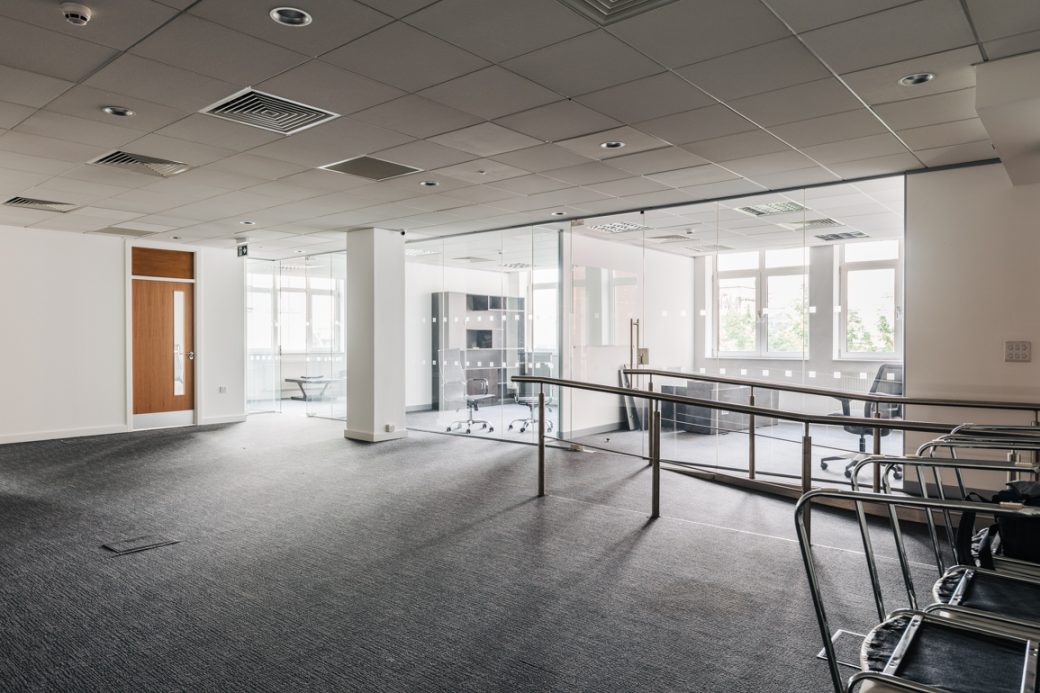 City Centre Skyline Office Filming Location with Rooftop in Manchester