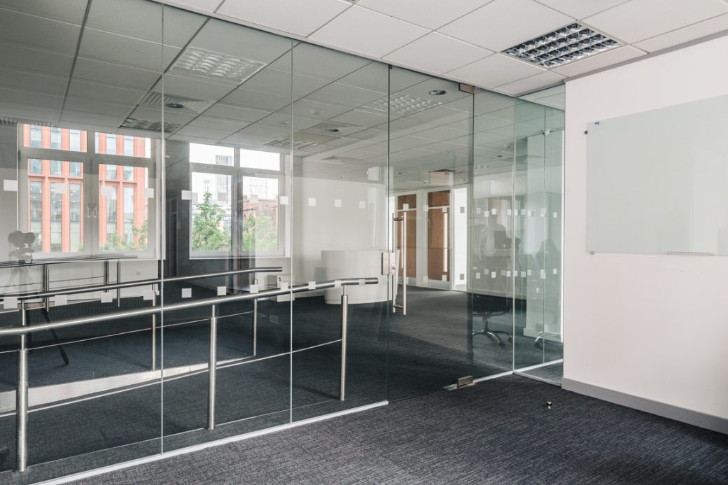City Centre Skyline Office Filming Location with Rooftop in Manchester