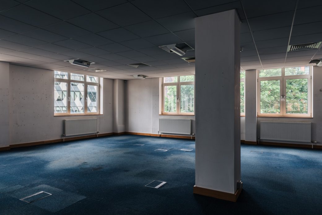 City Centre Skyline Office Filming Location with Rooftop in Manchester