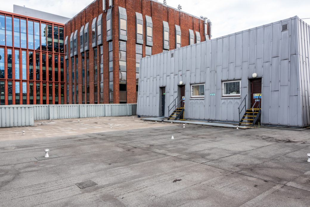 City Centre Skyline Office Filming Location with Rooftop in Manchester