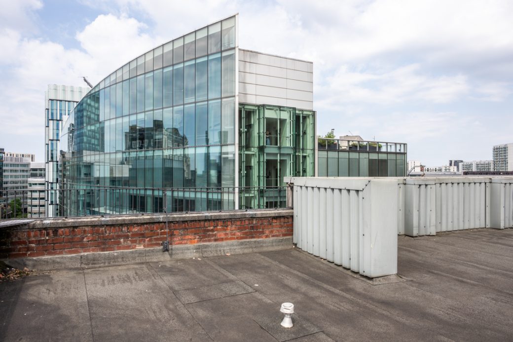 City Centre Skyline Office Filming Location with Rooftop in Manchester