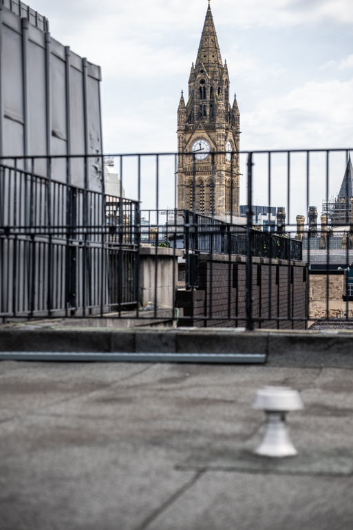 City Centre Skyline Office Filming Location with Rooftop in Manchester