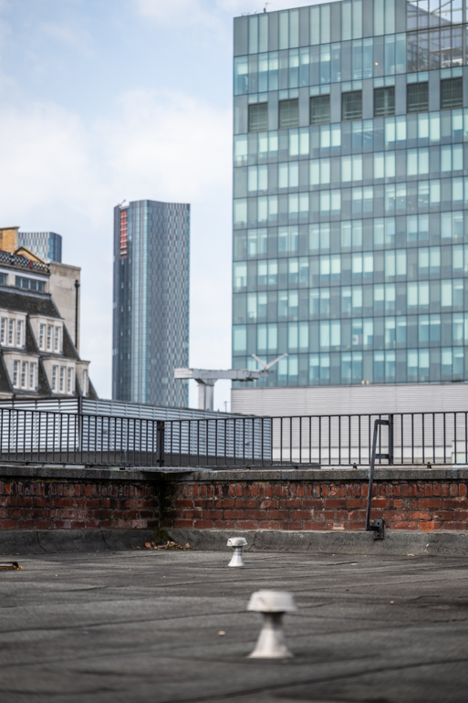 City Centre Skyline Office Filming Location with Rooftop in Manchester