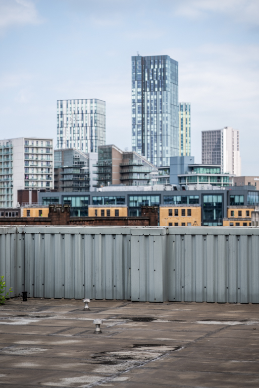 City Centre Skyline Office Filming Location with Rooftop in Manchester
