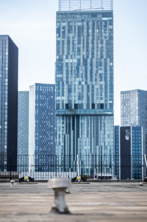 City Centre Skyline Office Filming Location with Rooftop in Manchester